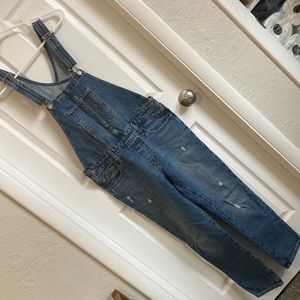 Denim overalls